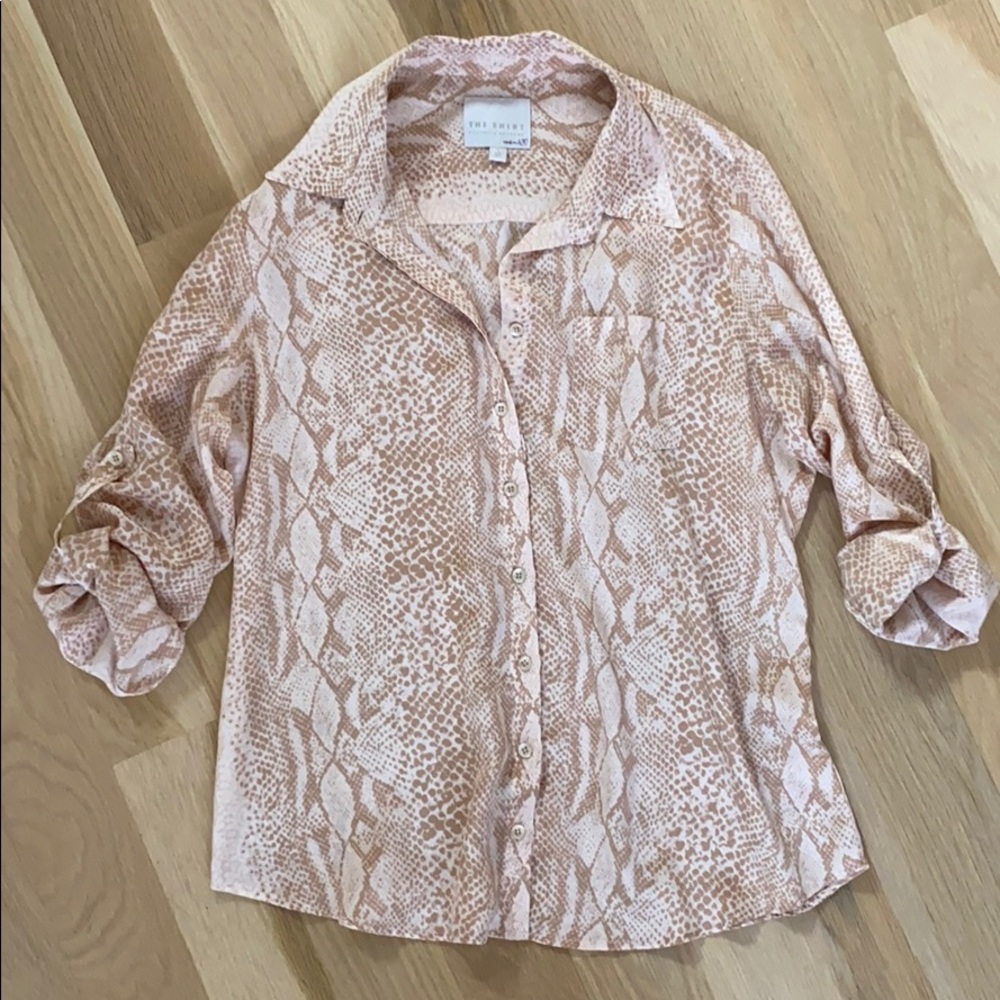 Python Button Down Blouse - image 6